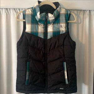 The North Face Plaid Puffer Vest